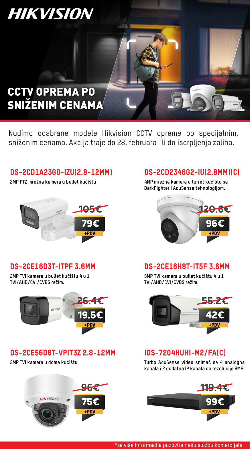 Hikvision cctv oprema po sniženoj ceni