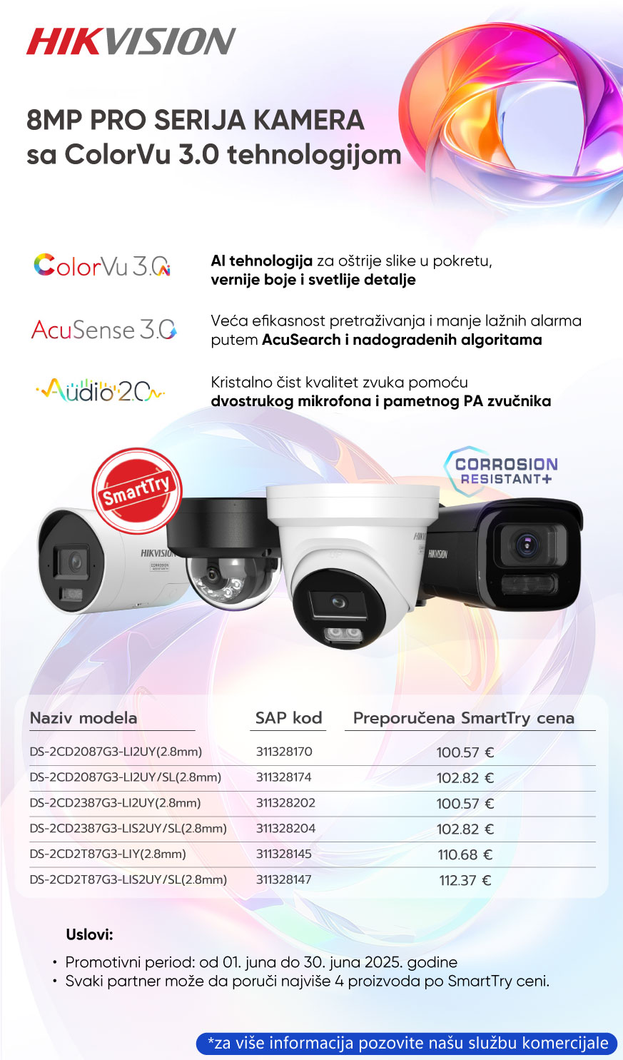 Promo cene za Hikvision ColorVu 3.0 kamere